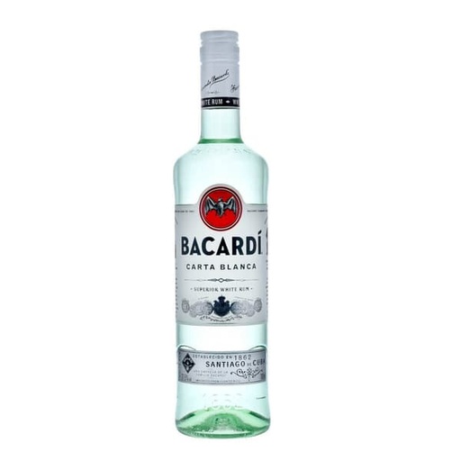 Bacardi Carta Blanca 70cl. 37.5%vol.